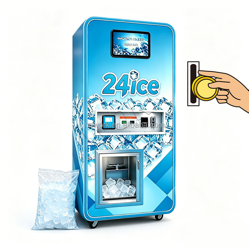 Commercial Vending Machine - Máquina Expendedora de Hielo con Purificador