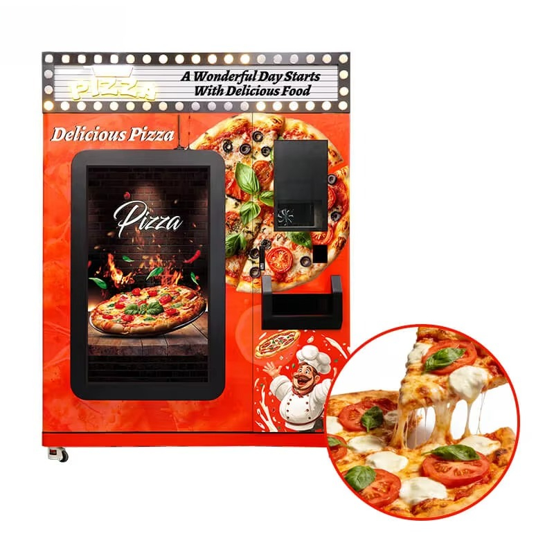 Vending Machine Qr Code - Máquina Expendedora Automática de Pizza con