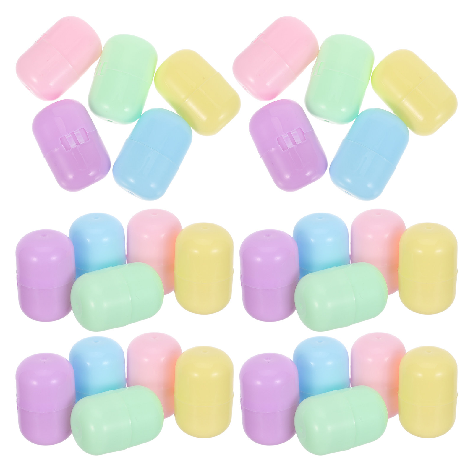 Prize Capsule Toy Machine - 50 unidades de bolas cápsula giratorias