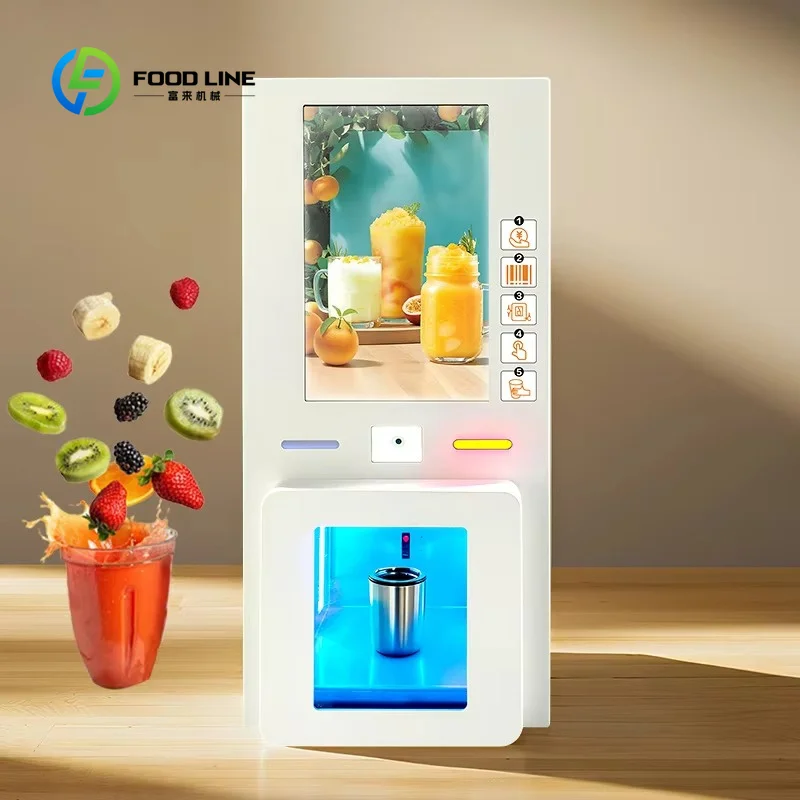 Vending Machine Qr Code - Máquina Expendedora de Smoothies Automática Personalizada