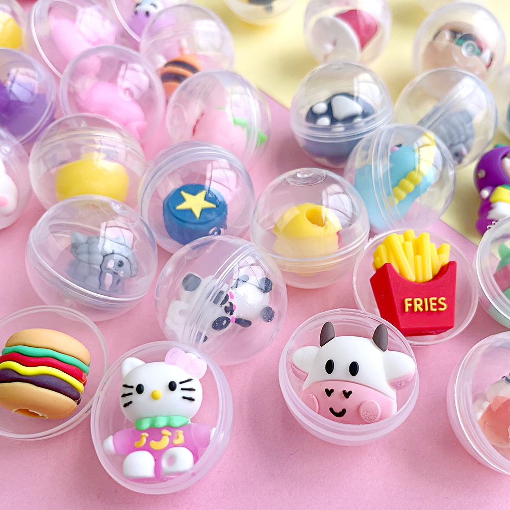 Prize Capsule Toy Machine - Qiqu-Bola de huevo trenzada para niños,