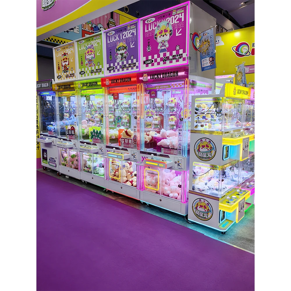 Arcade Prize Vending Machine - # Nueva máquina de garra colorida,