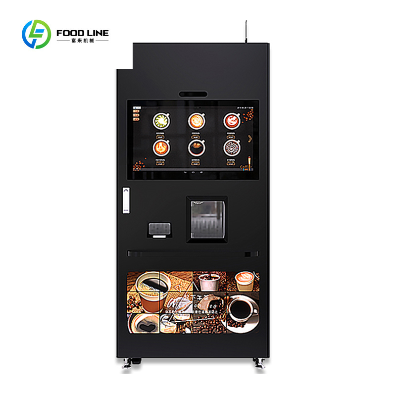 Vending Machine Qr Code - Dispensador de Bebidas Espresso Comercial con