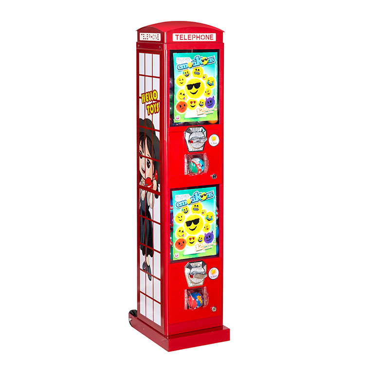 Candy Vending Machine - Distribuidor de Juguetes Metálico y Acrílico