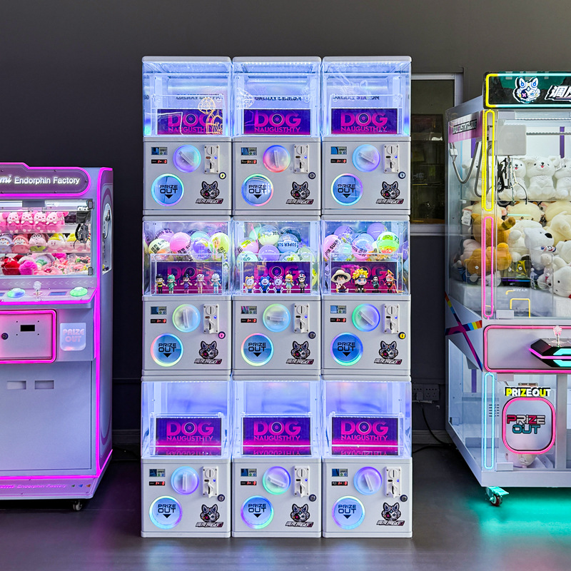 Prize Capsule Toy Machine - Máquina expendedora de cápsulas metálicas pequeñas,