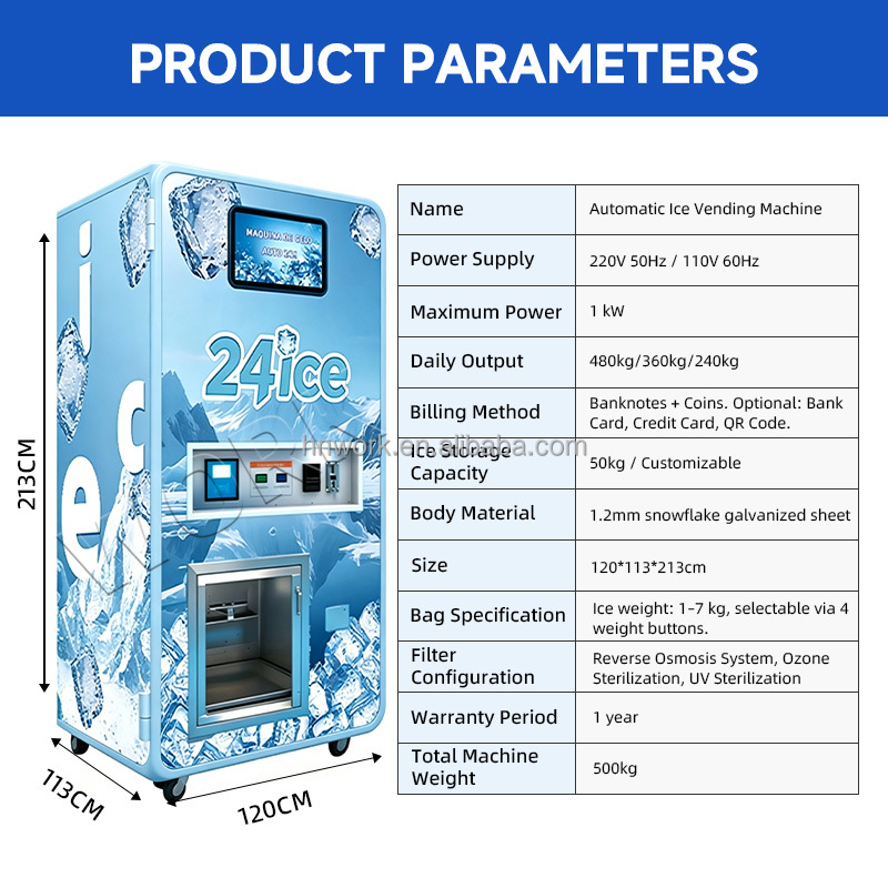 Máquina Expendedora de Hielo c - Commercial Vending Machine reseña y precio