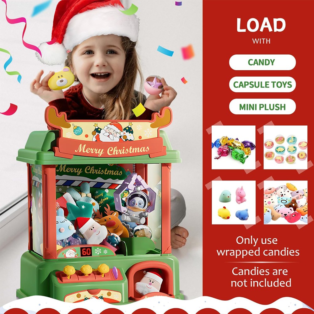 Máquina de garra de Navidad pa - Arcade Vending Machine reseña y precio