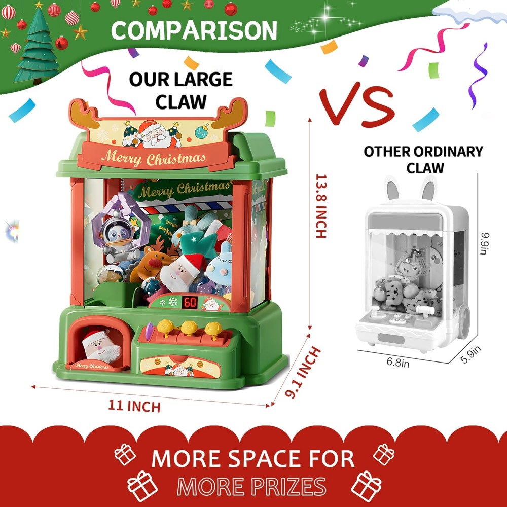 Máquina de garra de Navidad pa - Arcade Vending Machine reseña y precio