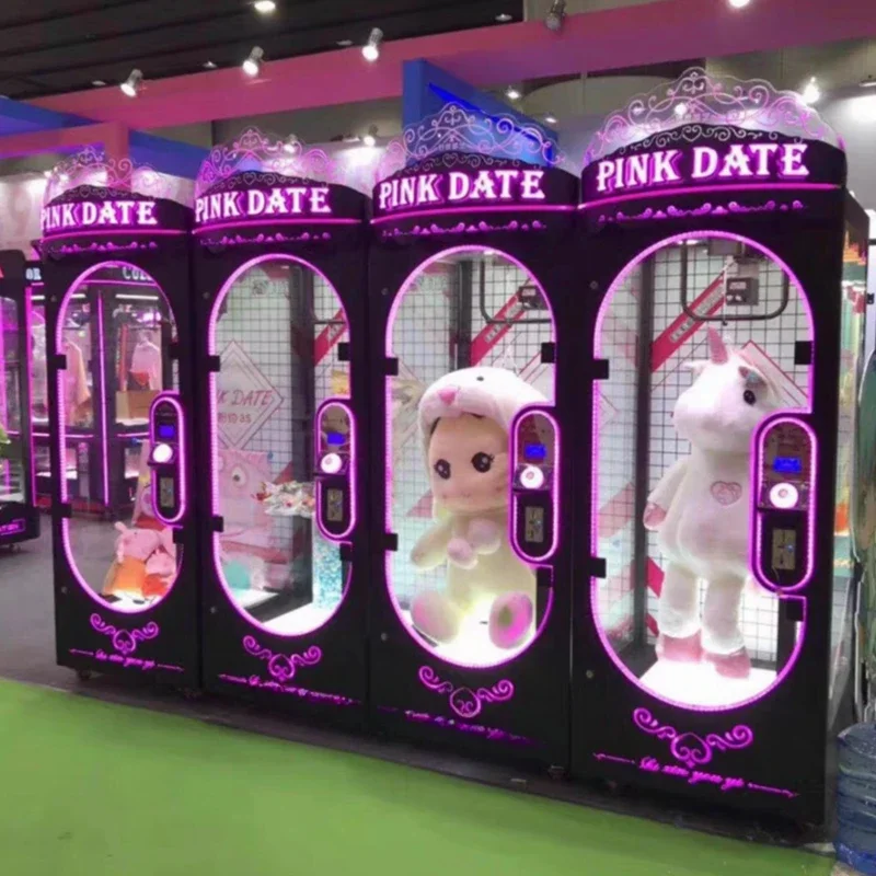 A-Pink fecha tijeras corte pre - Arcade Prize Vending Machine reseña y precio