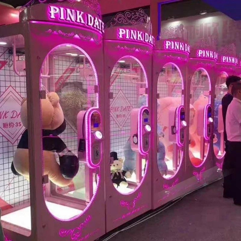 A-Pink fecha tijeras corte pre - Arcade Prize Vending Machine reseña y precio