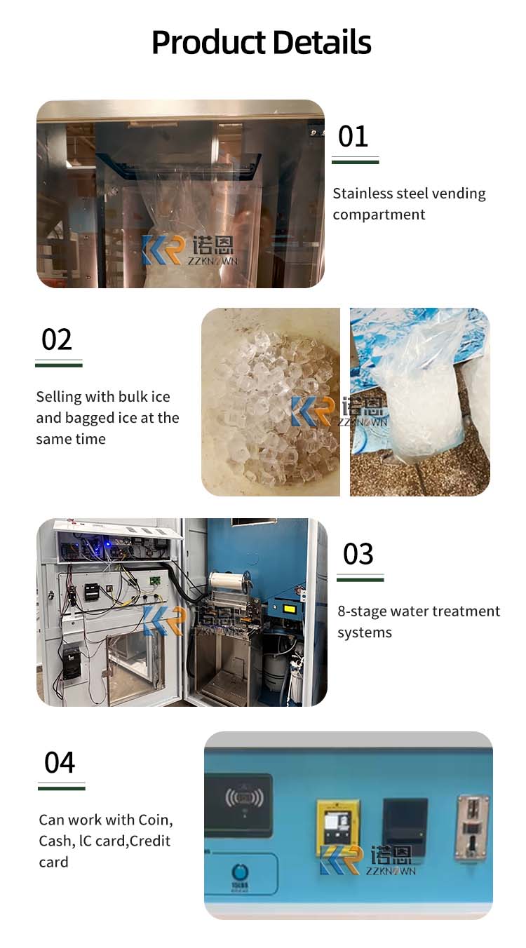 Máquina Expendedora de Hielo A - Commercial Vending Machine reseña y precio