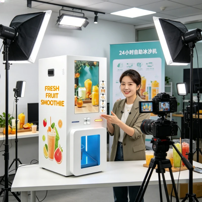 Máquina Expendedora de Smoothi - Vending Machine Qr Code reseña y precio