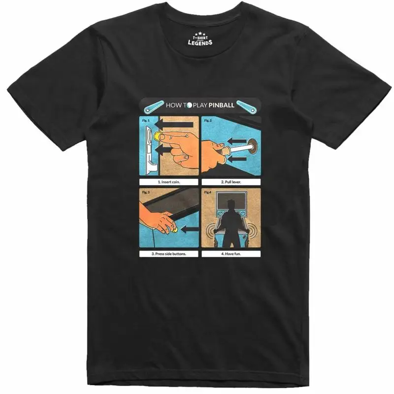 Camiseta para hombre, diseño d - Pinball Machine reseña y precio