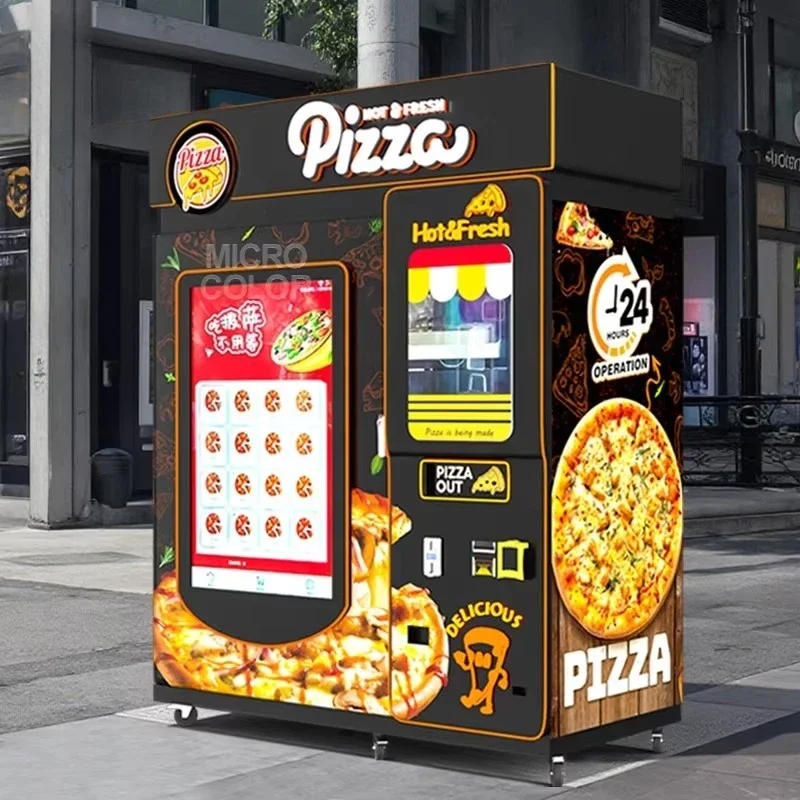 Máquina Expendedora de Pizza d - Commercial Vending Machine reseña y precio