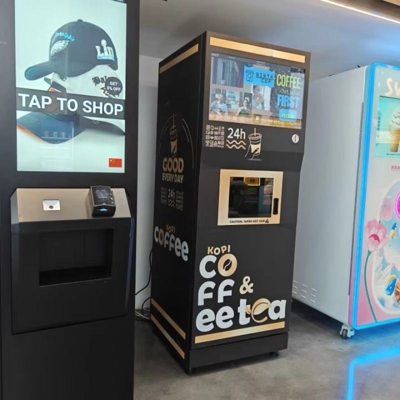 Máquina expendedora de café au - Vending Machine Qr Code reseña y precio