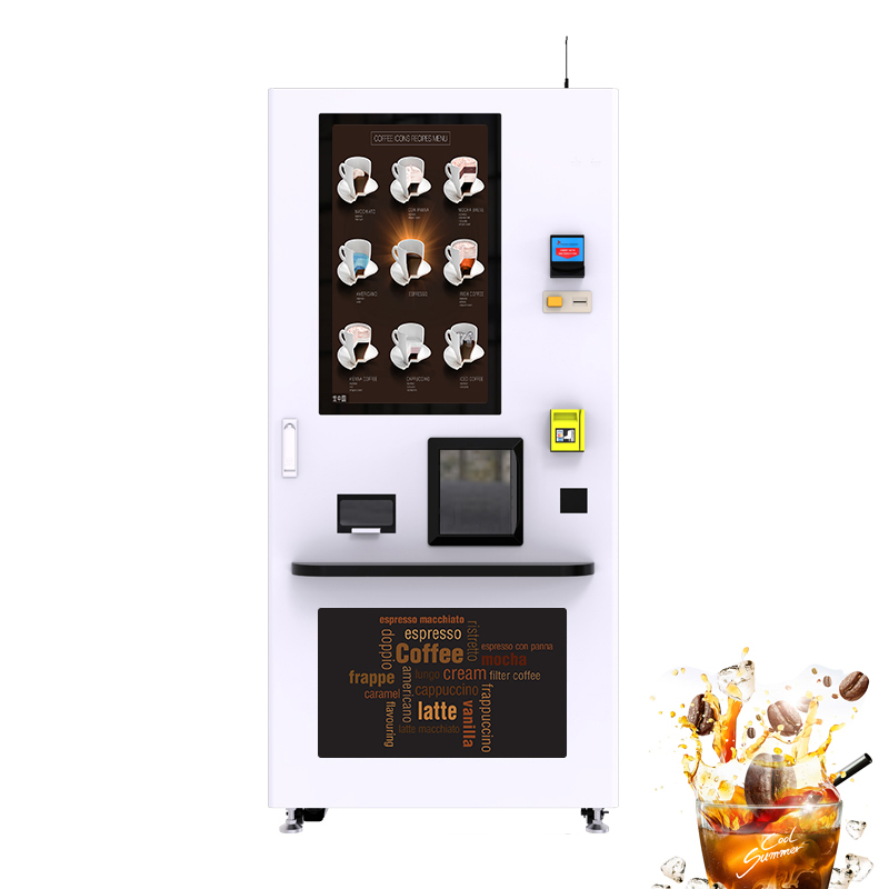 Dispensador de Bebidas Espress - Vending Machine Qr Code reseña y precio