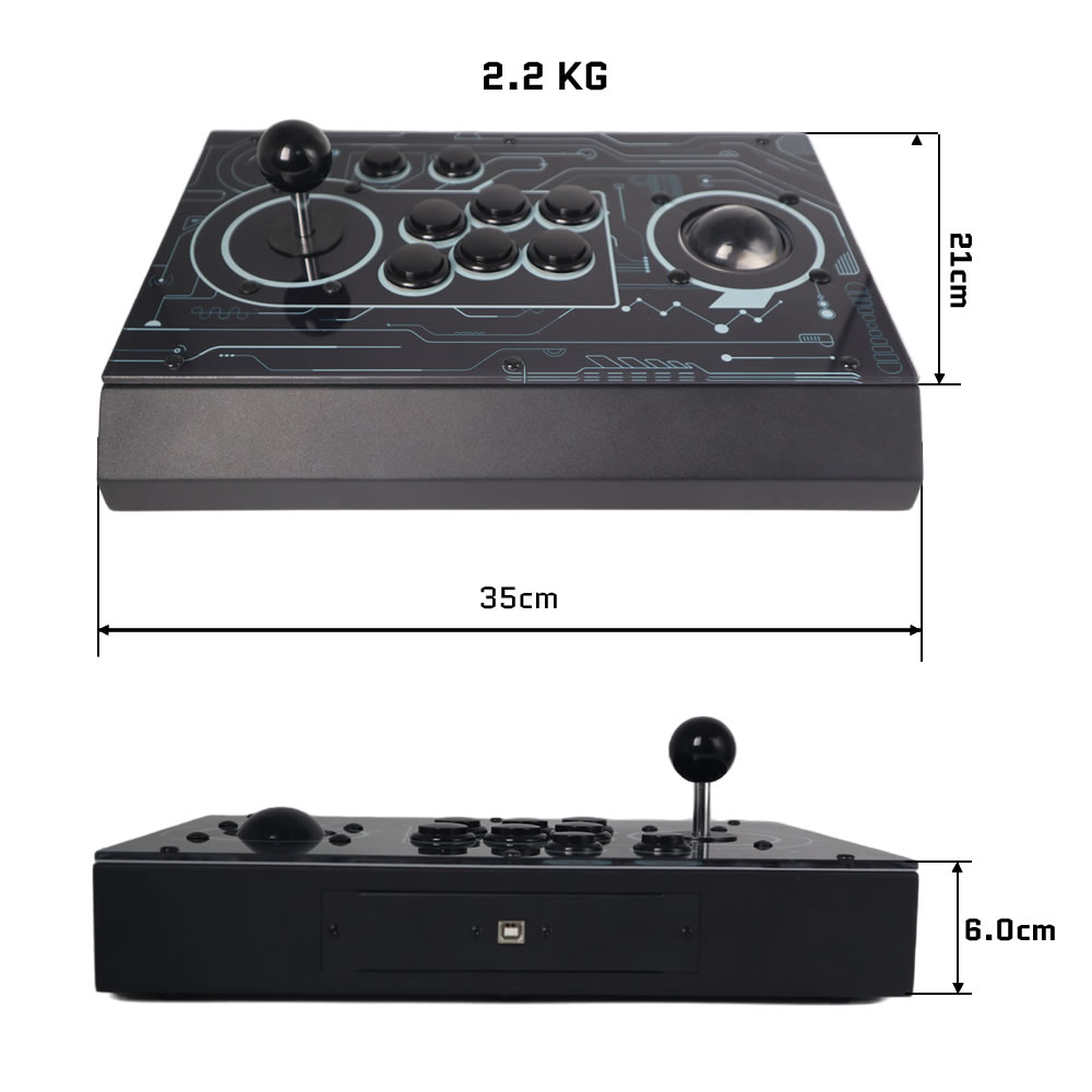 FightBox R10 Arcade Fighting S - Trackball Controller Arcade reseña y precio